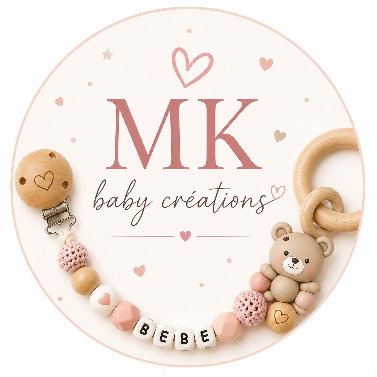Logo officiel MK Baby Créations
